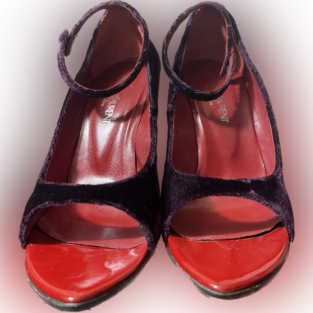 Vintage YSL platforms size 38